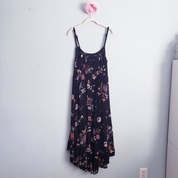 Torrid Black Floral Hi Low Maxi Dress - Picture 9 of 9